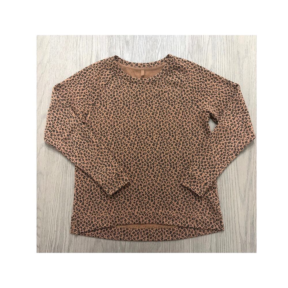 Lou & Grey Loft Leopard Print Long Sleeve Top Women’s Small